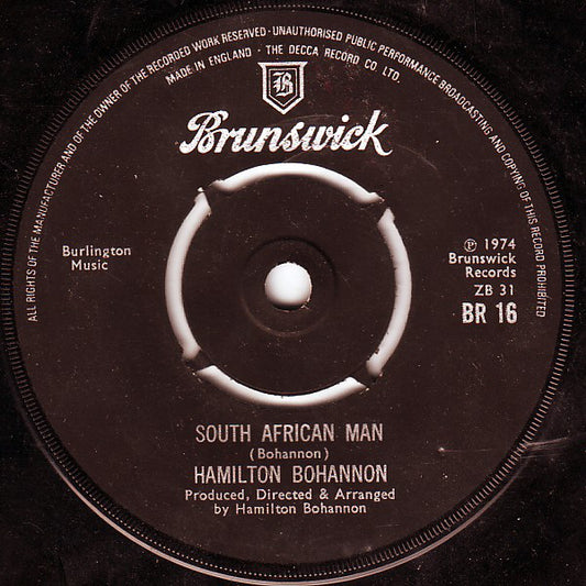 Hamilton Bohannon - South African Man (7", Single, Kno)