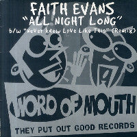 Faith Evans - All Night Long / Never Knew Love Like This (Remix) (12