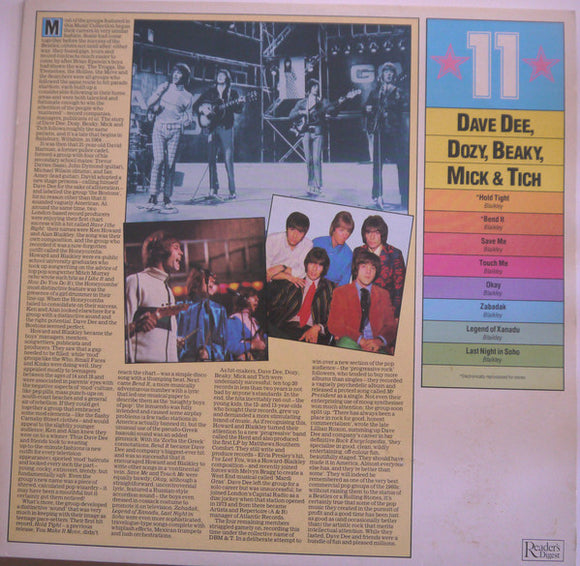 Dave Dee, Dozy, Beaky, Mick & Tich /  Jimi Hendrix - Dave Dee, Dozy, Beaky, Mick & Tich (11) / Jimi Hendrix (12) (LP, Comp)
