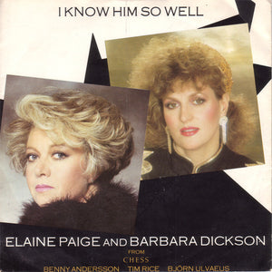 Elaine Paige And Barbara Dickson - I Know Him So Well (7", Single)