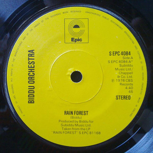 Biddu Orchestra - Rain Forest (7")