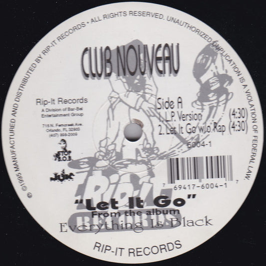 Club Nouveau - Let It Go (12")