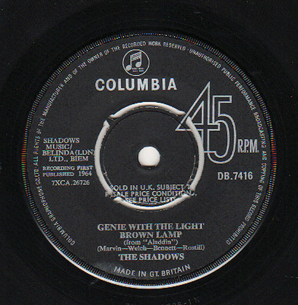 The Shadows - Genie With The Light Brown Lamp (7
