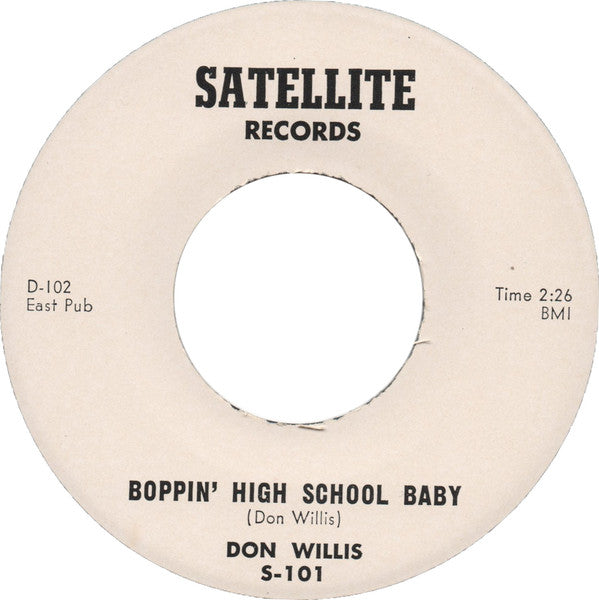 Don Willis (2) - Boppin' High School Baby (7", Single, Unofficial)