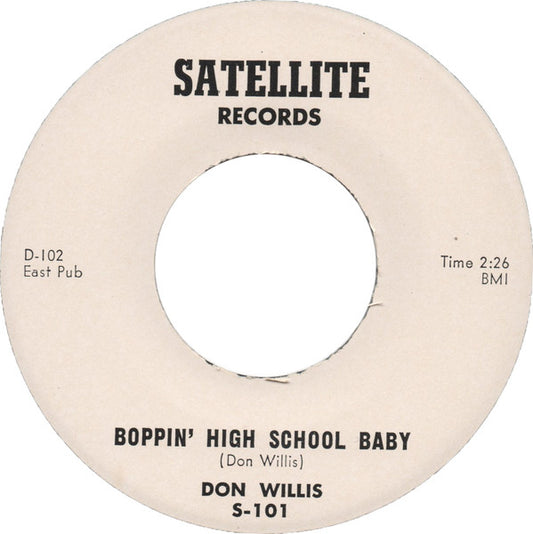 Don Willis (2) - Boppin' High School Baby (7", Single, Unofficial)