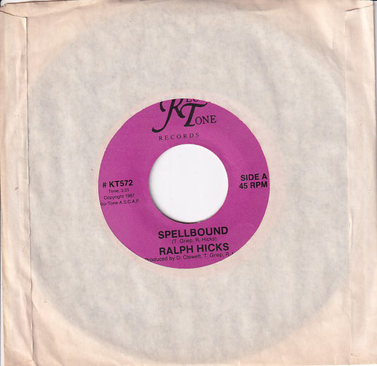 Ralph Hicks - Spellbound (7", Single)