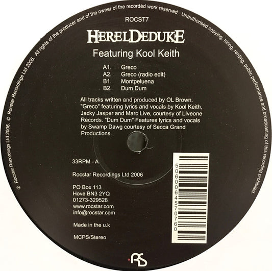 Hereldeduke - Greco (12")