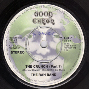 The RAH Band* - The Crunch (Part 1) (7", Single)