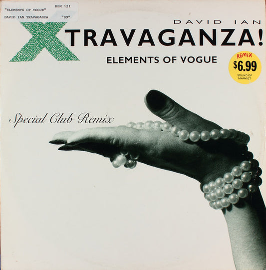David Ian - Elements Of Vogue (Special Club Remix) (12")
