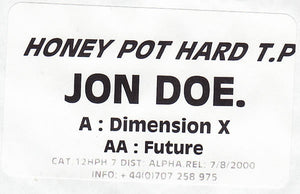 Jon Doe - Dimension X / Future (12", TP, W/Lbl)