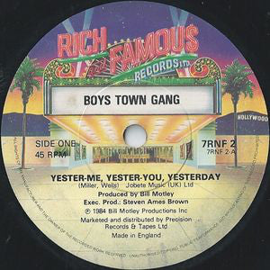 Boys Town Gang - Yester-Me, Yester-You, Yesterday (12