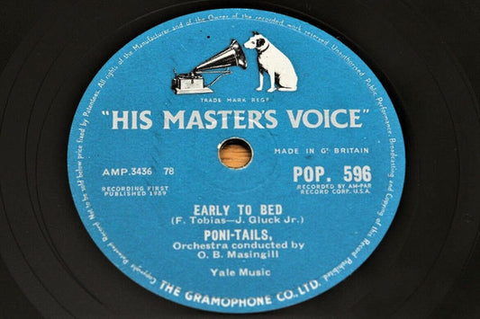 Poni-Tails - Early To Bed / Father Time (Shellac, 10")
