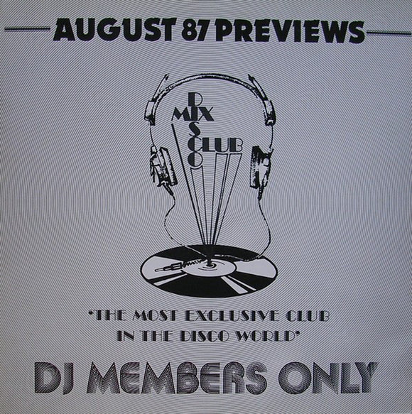 Various - August 87 Previews (LP, Comp)
