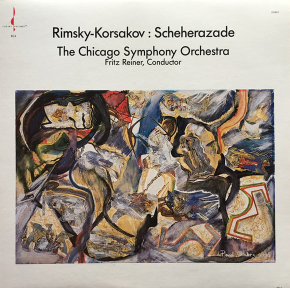 Rimsky-Korsakov* / The Chicago Symphony Orchestra / Fritz Reiner - Scheherazade (LP, Album, RE)