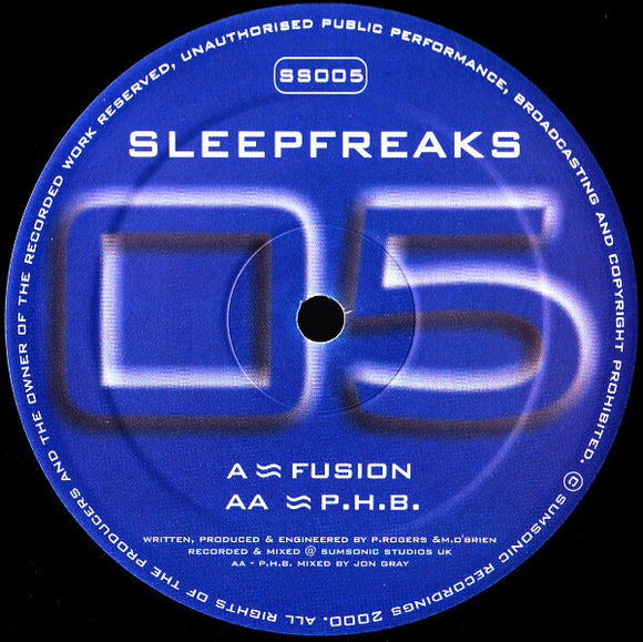 Sleepfreaks - Fusion / P.H.B. (12