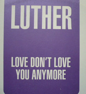 Luther Vandross - Love Don't Love You Anymore (Tony Moran Mixes) (12")