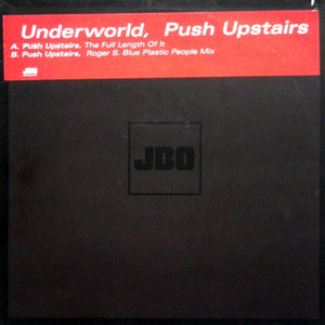 Underworld - Push Upstairs (12", Single, Promo)