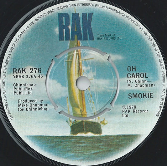 Smokie - Oh Carol (7", Single)