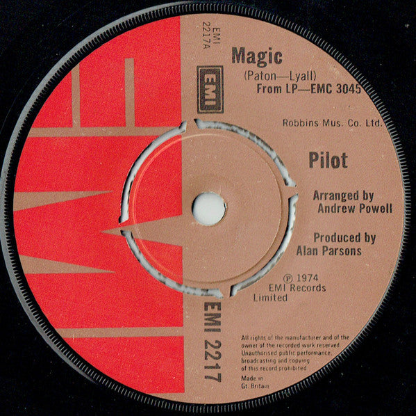 Pilot - Magic (7", Single)