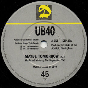 UB40 - Maybe Tomorrow (7", Single)