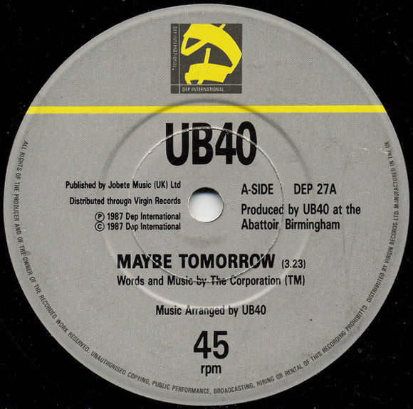 UB40 - Maybe Tomorrow (7