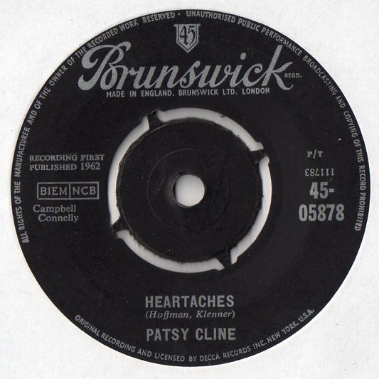 Patsy Cline - Heartaches (7")