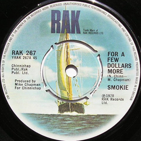 Smokie - For A Few Dollars More (7", Single, Kno)