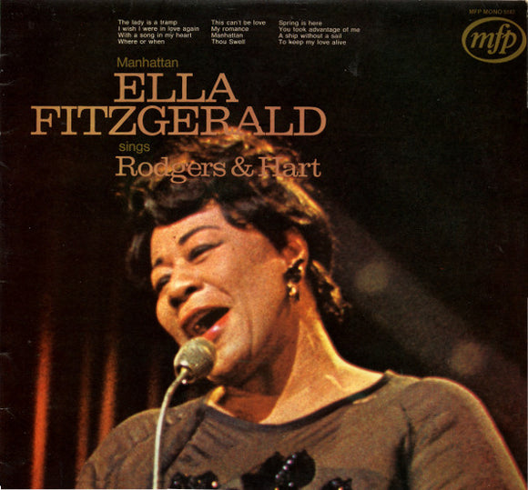 Ella Fitzgerald - Ella Fitzgerald Sings Rodgers & Hart (LP, Album, Mono, RE)