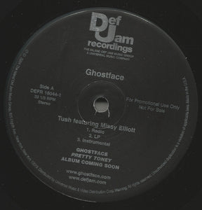 Ghostface* - Tush / Holla (12", Promo)