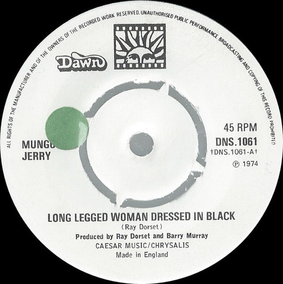 Mungo Jerry - Long Legged Woman Dressed In Black (7