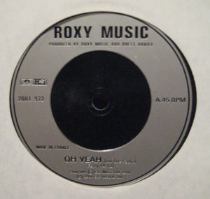 Roxy Music - Oh Yeah (7", Single, Sil)