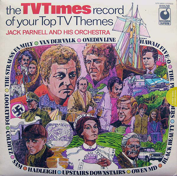 Jack Parnell And His Orchestra* - The TV Times Record Of Your Top TV Themes (LP)