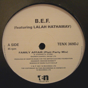 B.E.F.* Featuring Lalah Hathaway - Family Affair (12