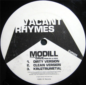 Modill - Vacant Rhymes / Nightly (12")