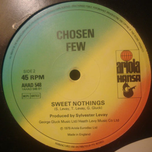 Chosen Few* - Boogie Army (Boogie Down) (12", Single)
