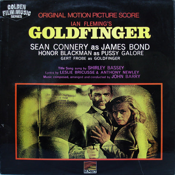 John Barry - Goldfinger (Original Motion Picture Score) (LP, Album, RE)