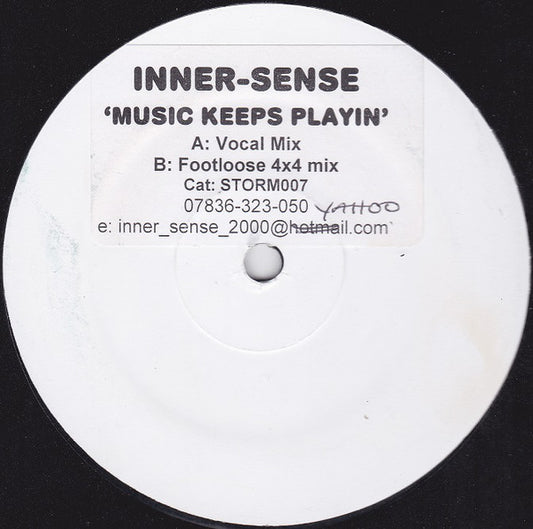 Inner-Sense - Music Keeps Playin (12", W/Lbl)