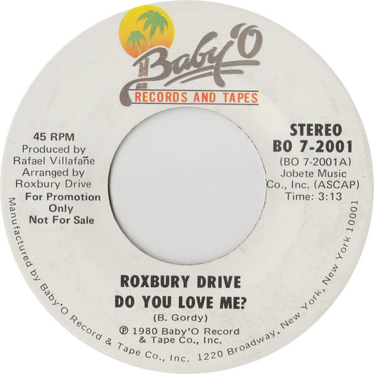 Roxbury Drive - Do You Love Me? (7", Single, Promo)