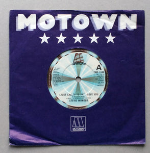 Stevie Wonder - I Just Called To Say I Love You (7", Single, Com)