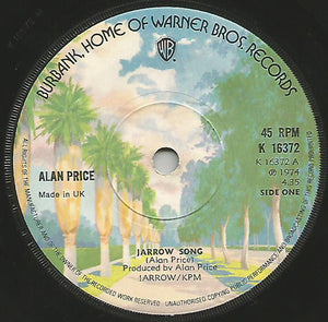 Alan Price - Jarrow Song (7", Single)