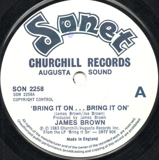 James Brown - Bring It On ... Bring It On (7")