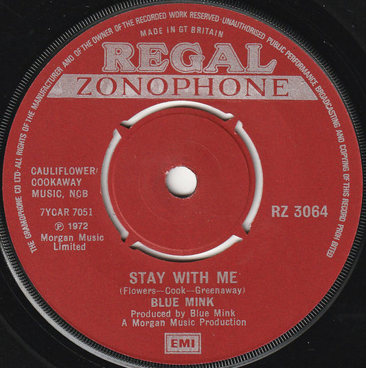 Blue Mink - Stay With Me (7", Single)