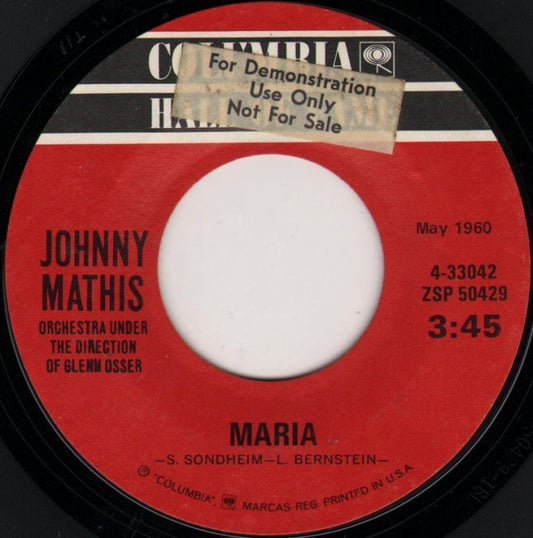 Johnny Mathis - Maria / Misty (7", RE)