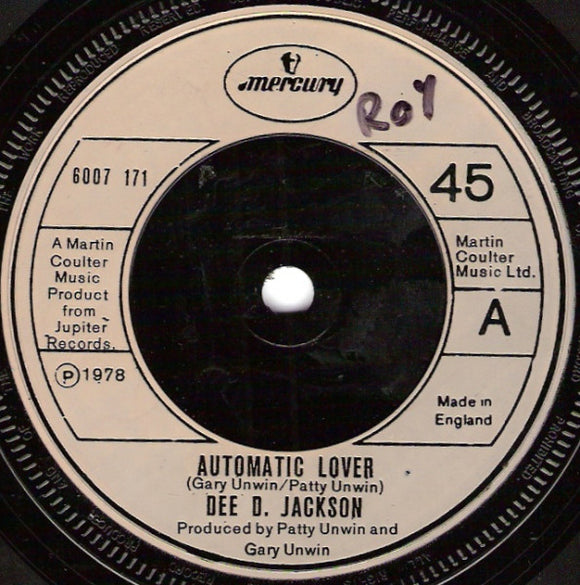 Dee D. Jackson - Automatic Lover (7