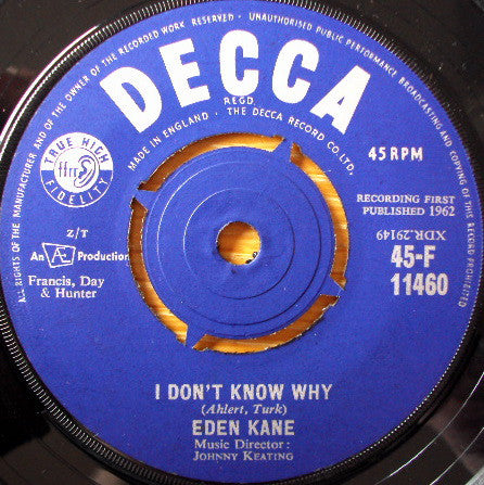 Eden Kane - I Don't Know Why / Music For Strings (7