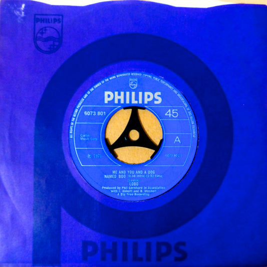 Lobo (3) - Me And You And A Dog Named Boo (7", Single, Juk)