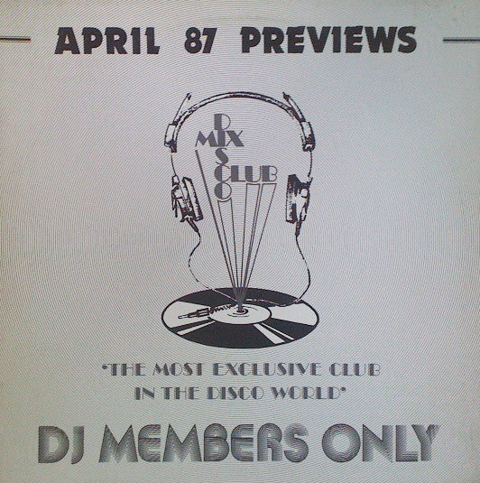 Various - April 87 Previews (LP, Comp)