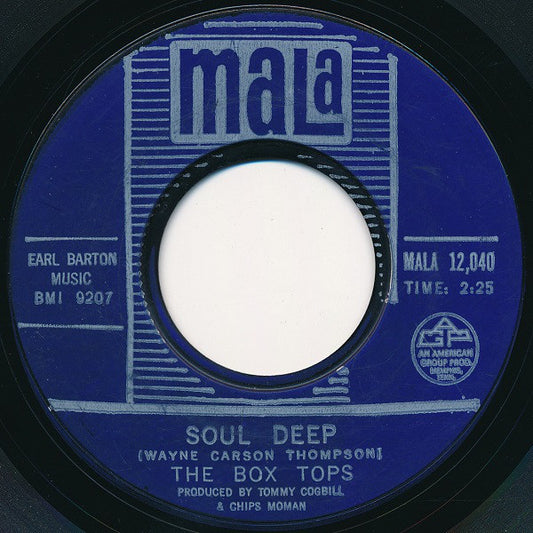 The Box Tops* - Soul Deep (7", Single, Bes)