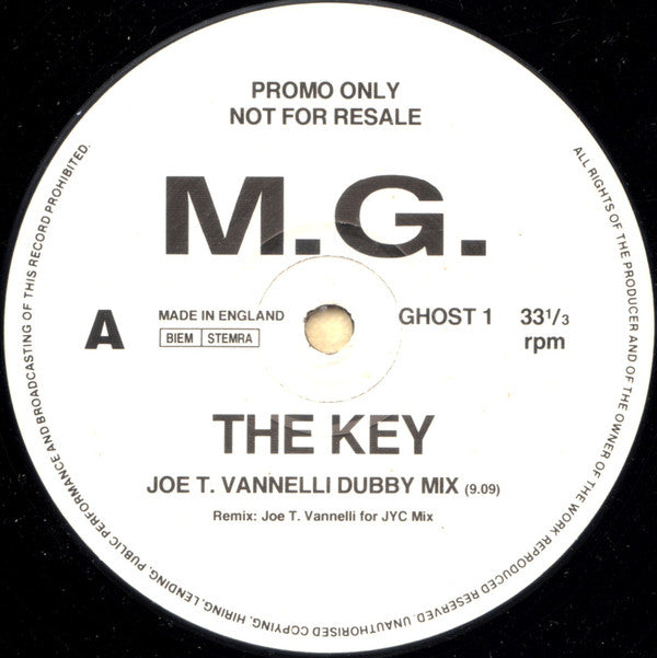 M.G.* - The Key (12", Promo)