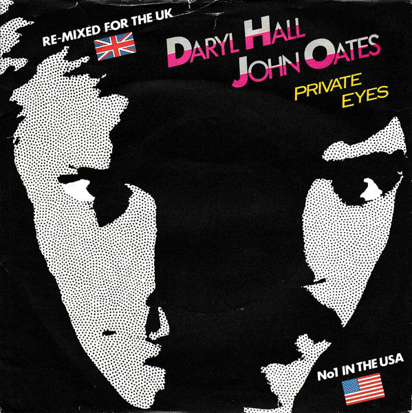 Daryl Hall John Oates* - Private Eyes (7", Single, 4-P)